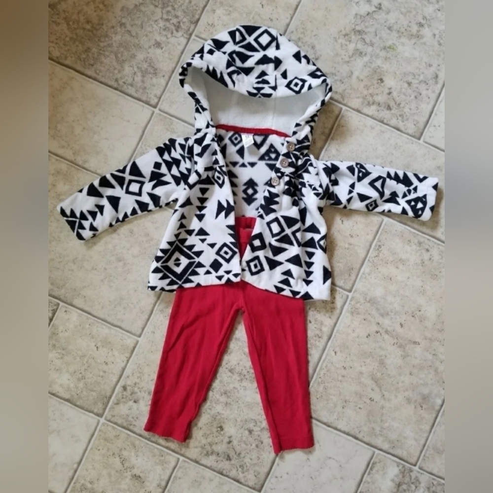 🌸 NWOT Aztec Fleece Outfit